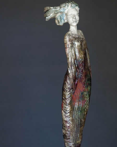 sculpture céramique femme